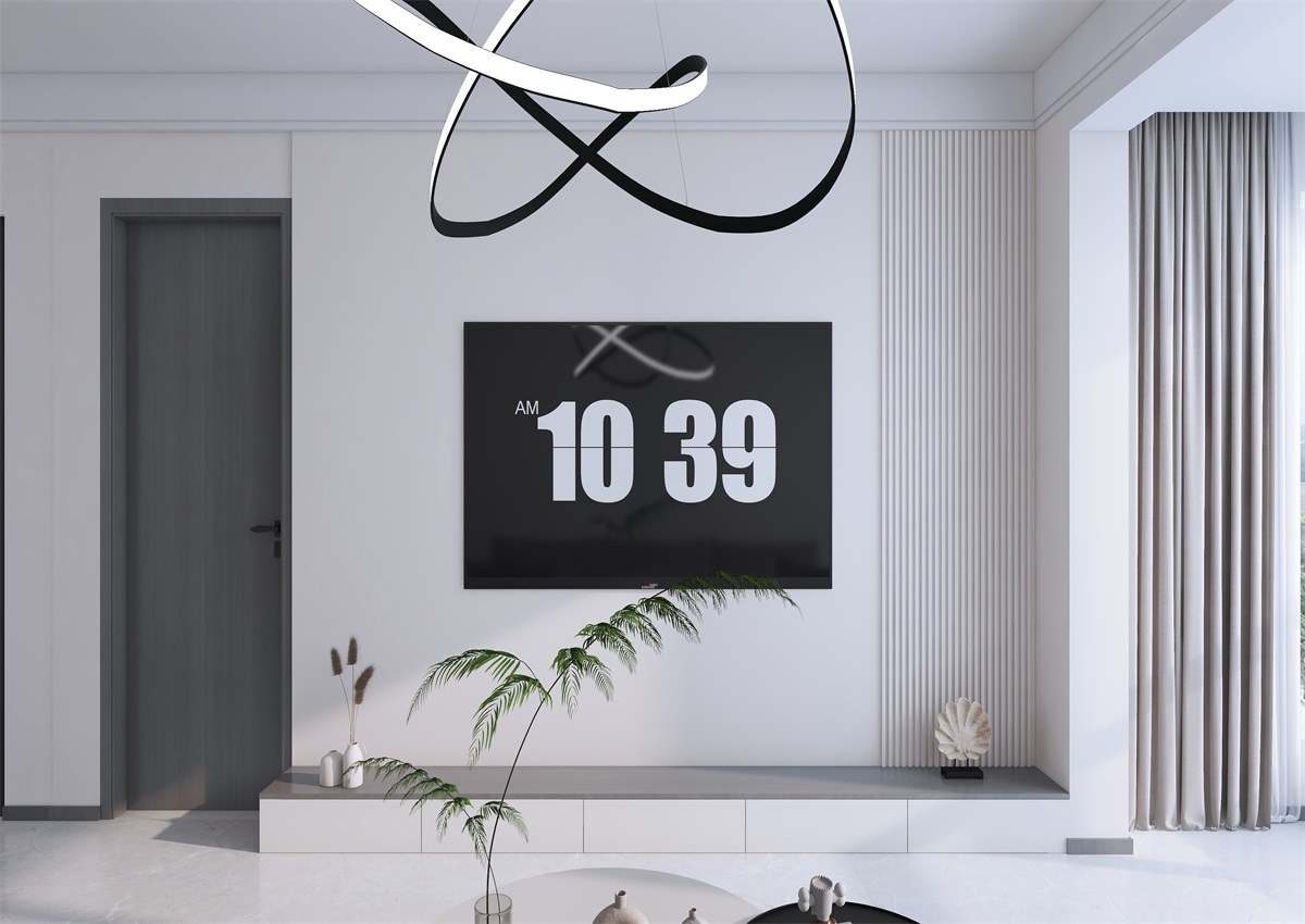 攬秀苑110㎡ | 小戶(hù)型裝修模板來(lái)了！現(xiàn)代簡(jiǎn)約風(fēng)+黑白灰百看不膩