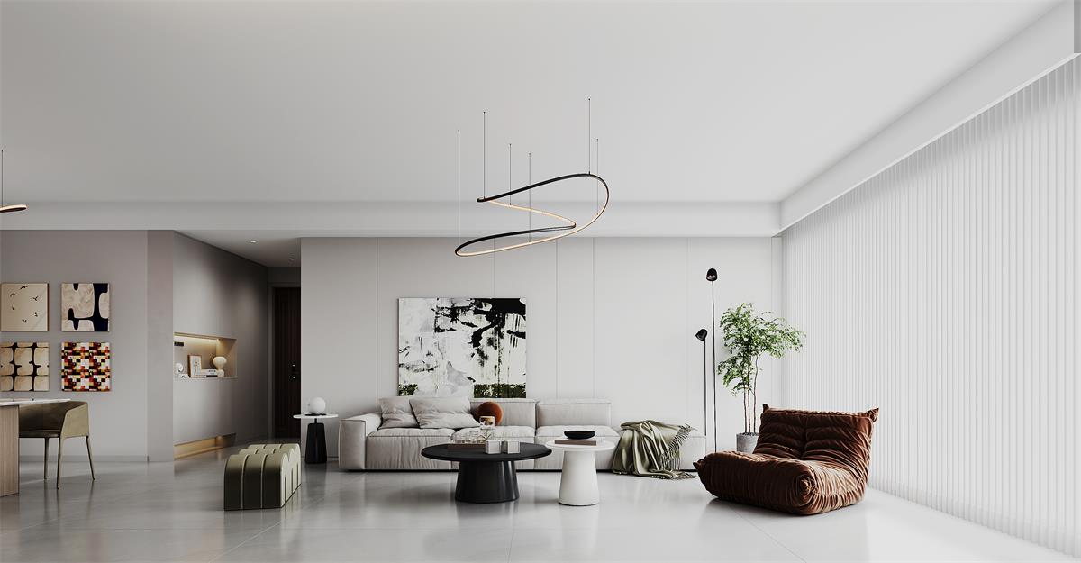 寧房云筑129㎡ | 裝修的盡頭原來是極簡！家越簡單越高級~