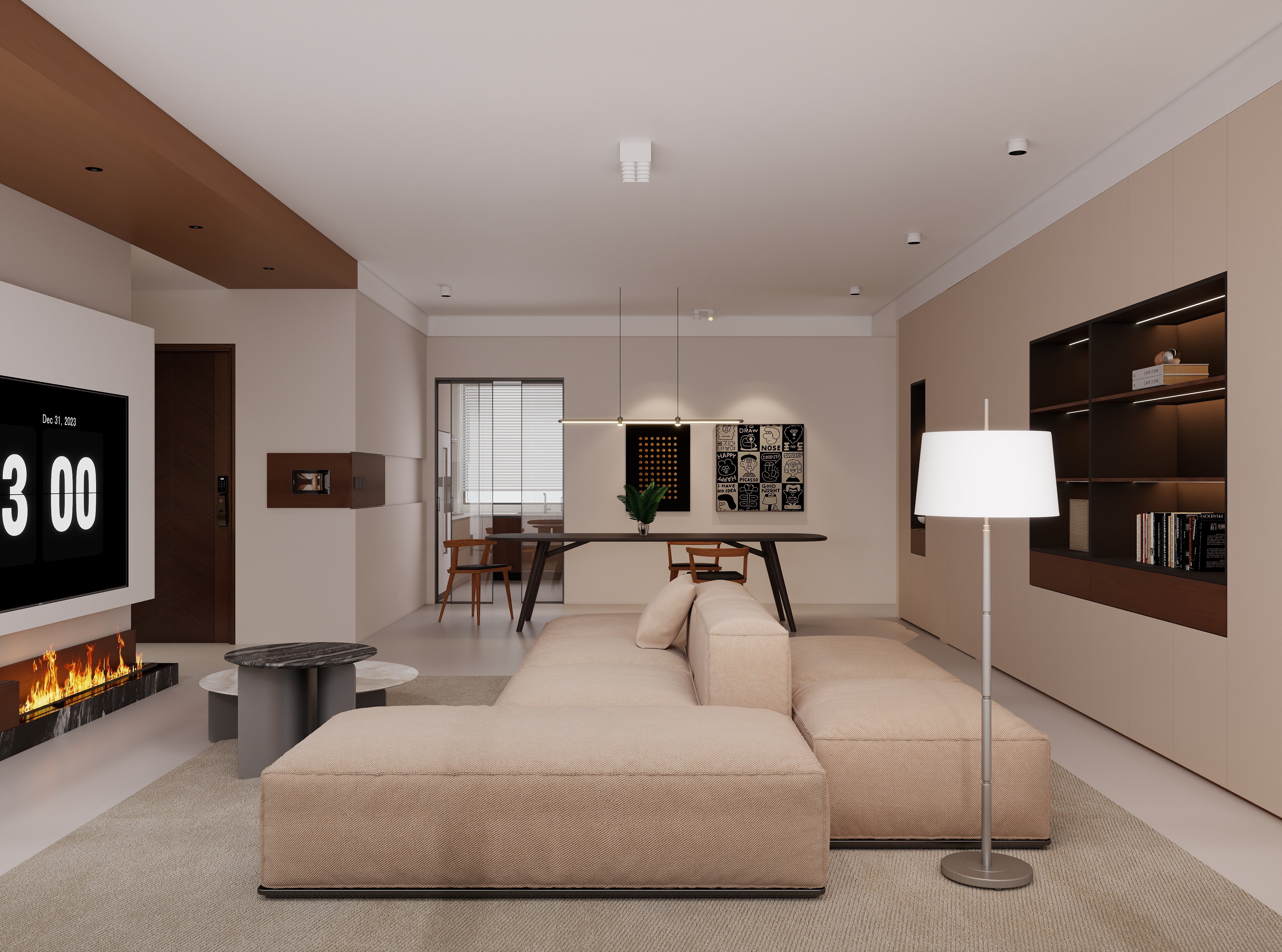 民生北府143㎡ | 極簡主義的生活哲學(xué)，在市中心過上隱居生活~