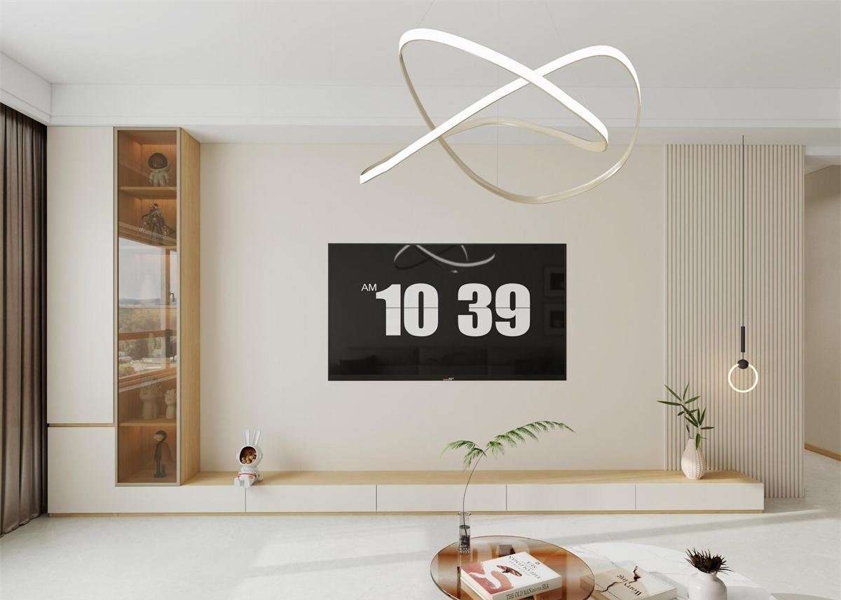 魯銀瀧璽126㎡ | 溫柔感溢出屏幕！『簡約+奶油』看一百遍也不膩