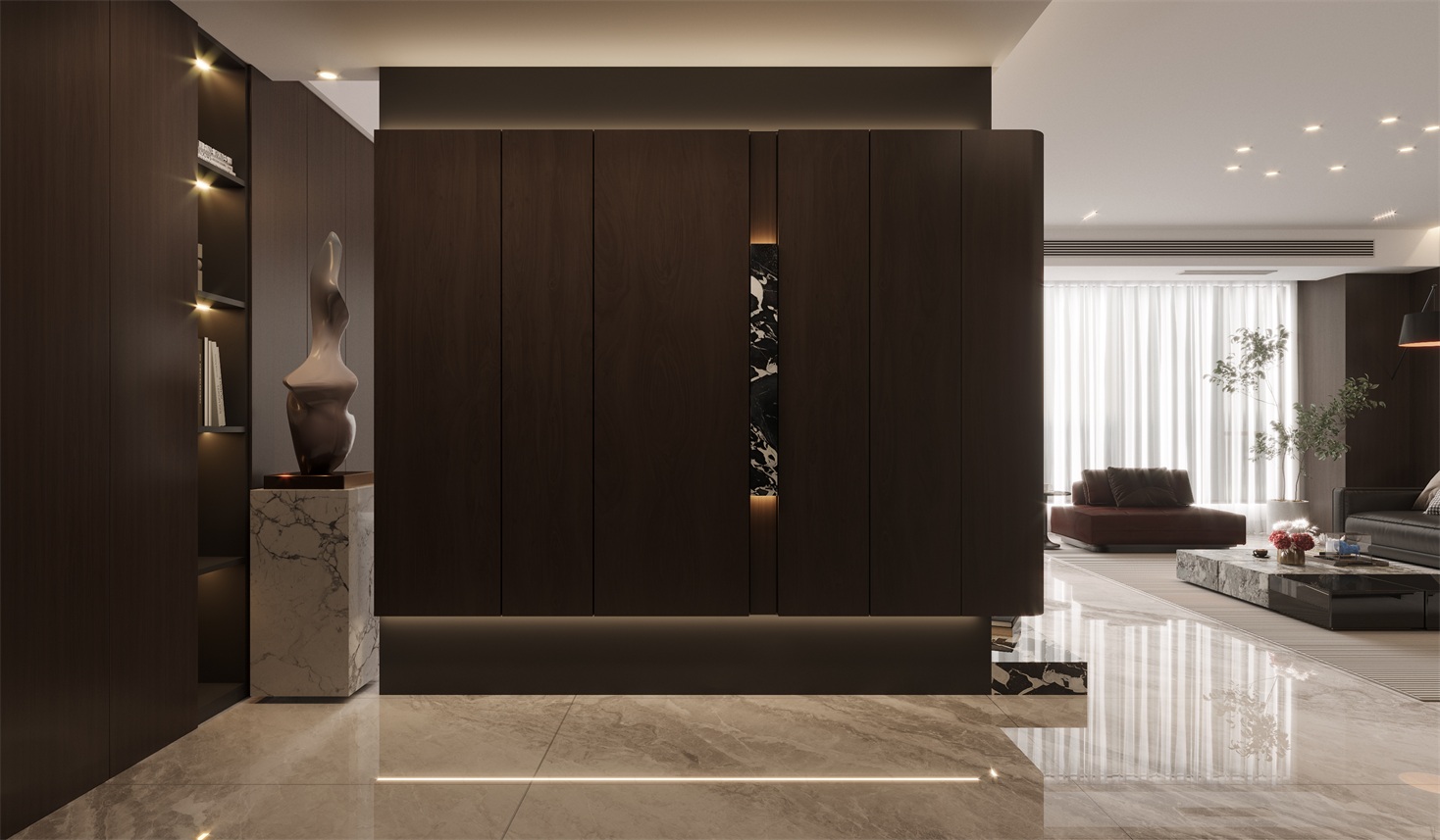 中海海樾133㎡ | 意式極簡(jiǎn)風(fēng)又殺回來(lái)了！這高級(jí)感我真拒絕不了~