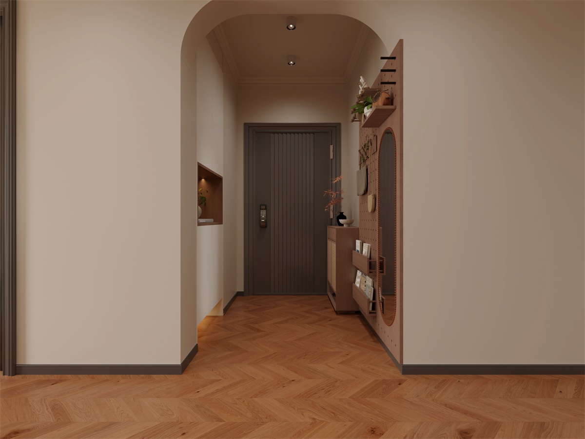 閱海萬家110㎡ | 奇葩戶型爆改中古風(fēng)治愈美家！推門第一眼就驚艷！