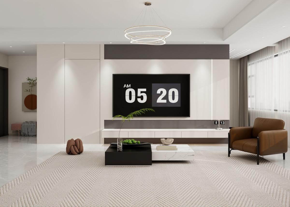 玉庭華府 | 135㎡現(xiàn)代簡(jiǎn)約風(fēng)，給生活做減法，舒適加倍！