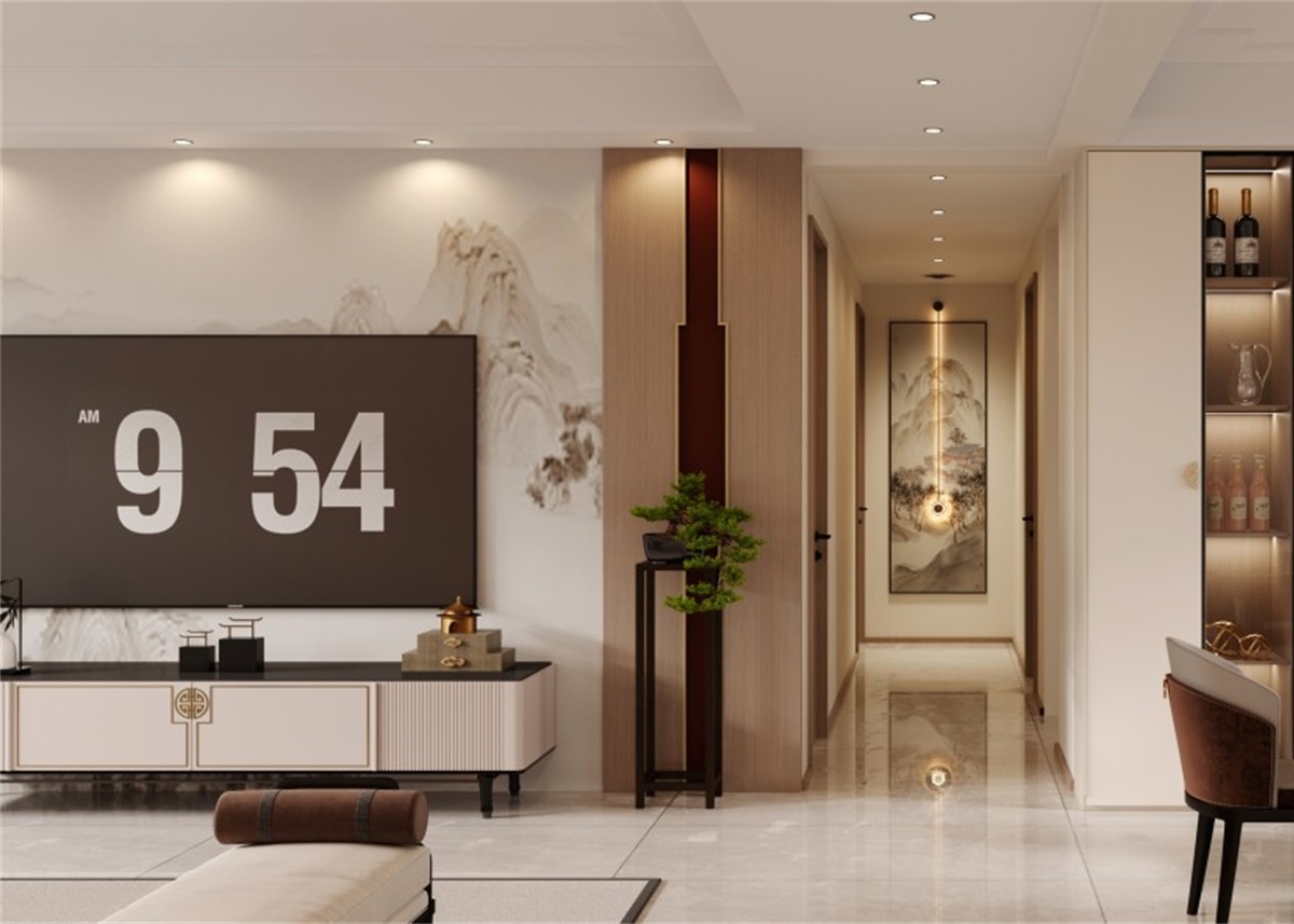 中海華樾185㎡ | 新中式到底有多絕？東方美學(xué)直接拿下一家老??！