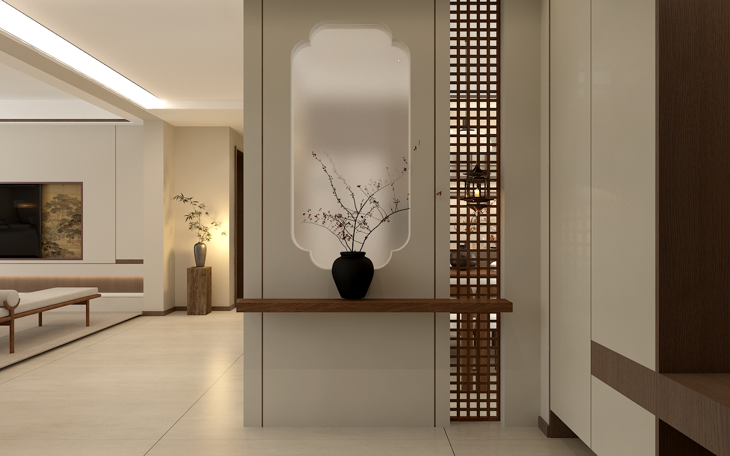 銀稅花園148㎡ | 出租房改造成這樣算不算成功？這個(gè)宋式美學(xué)的家簡(jiǎn)直贏(yíng)麻了！